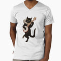 Cat Playing Banjo by Stoxnet