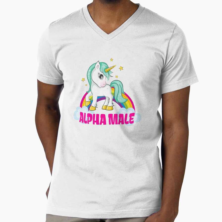Alpha Male Rainbow Unicorn by OddPopnyc