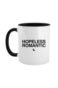 Steph Bohrer: Hopeless Romantic White & Black Mug