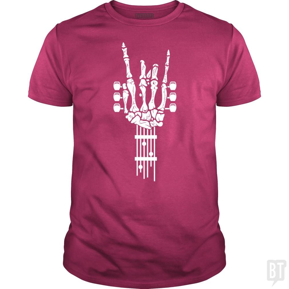 Rock & Roll Skeleton Guitar Music Lover Gift