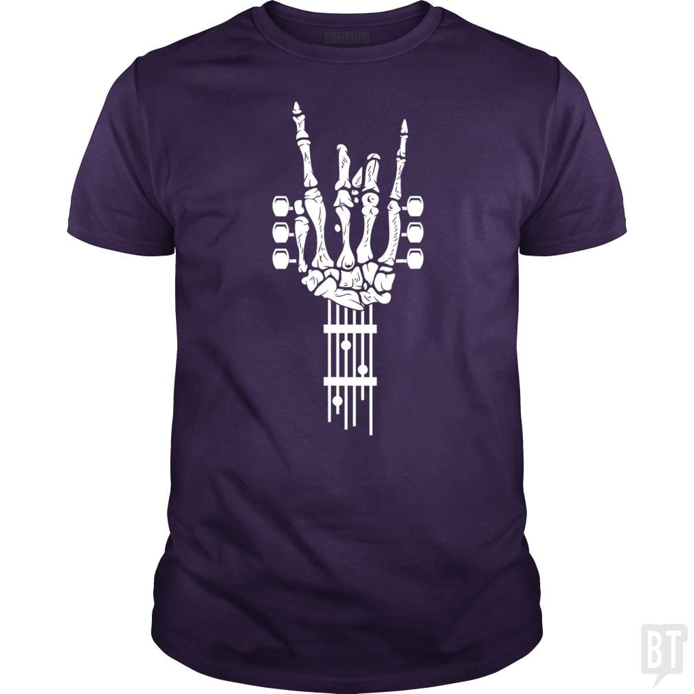 Rock & Roll Skeleton Guitar Music Lover Gift