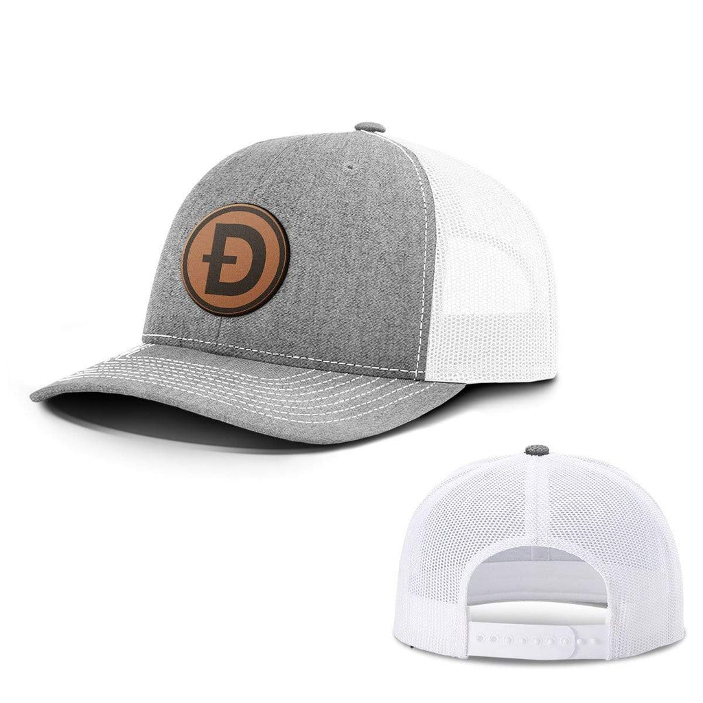 Dogecoin Leather Patch Hats