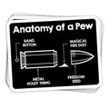 Anatomy of a Bullet Vinyl Sticker