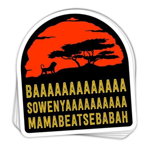 Baaa Sownyaaa Vinyl Sticker