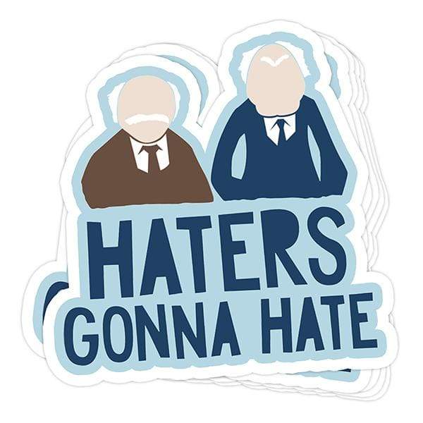 Haters Gonna Hate Vinyl Sticker