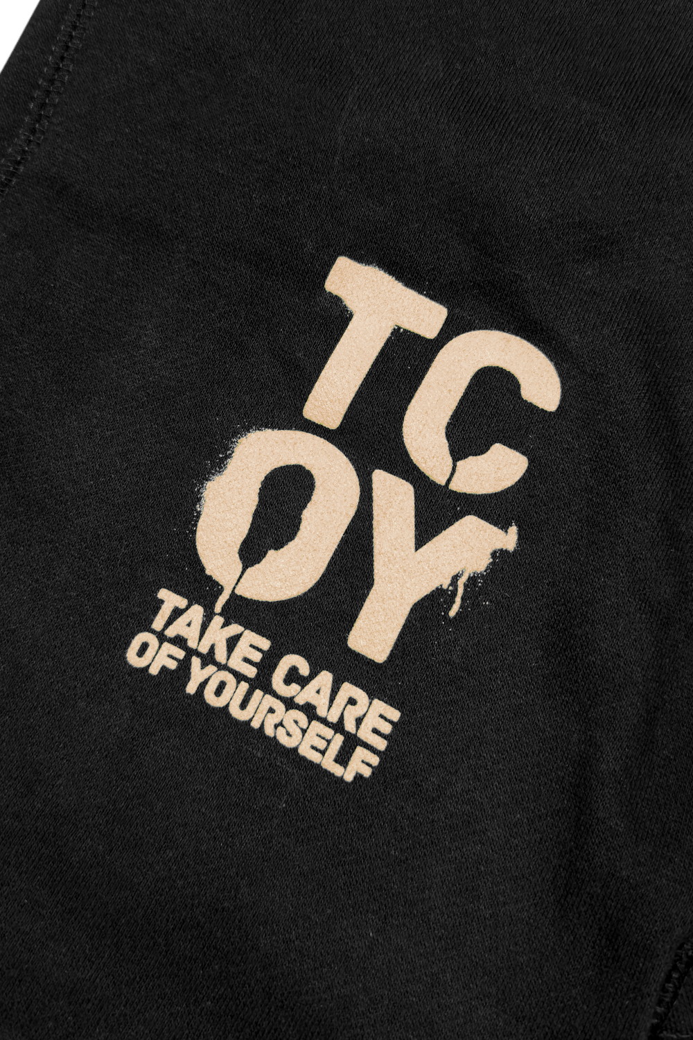 TCOY: Happy Vandals Black Joggers