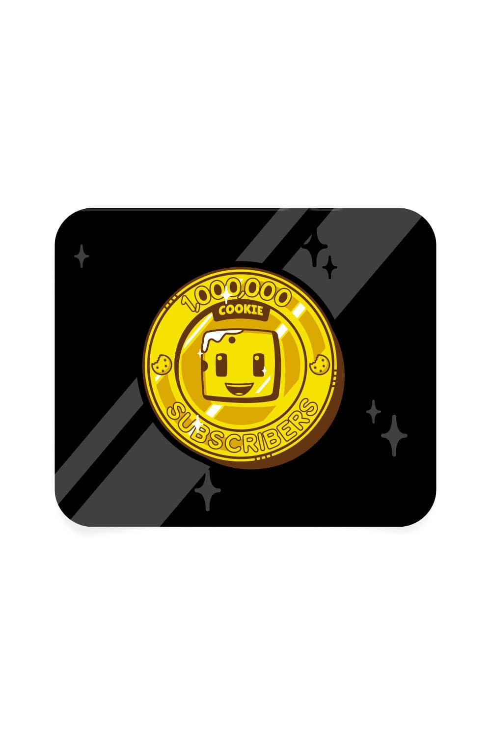 Cookie: 1M Black Mouse Pad