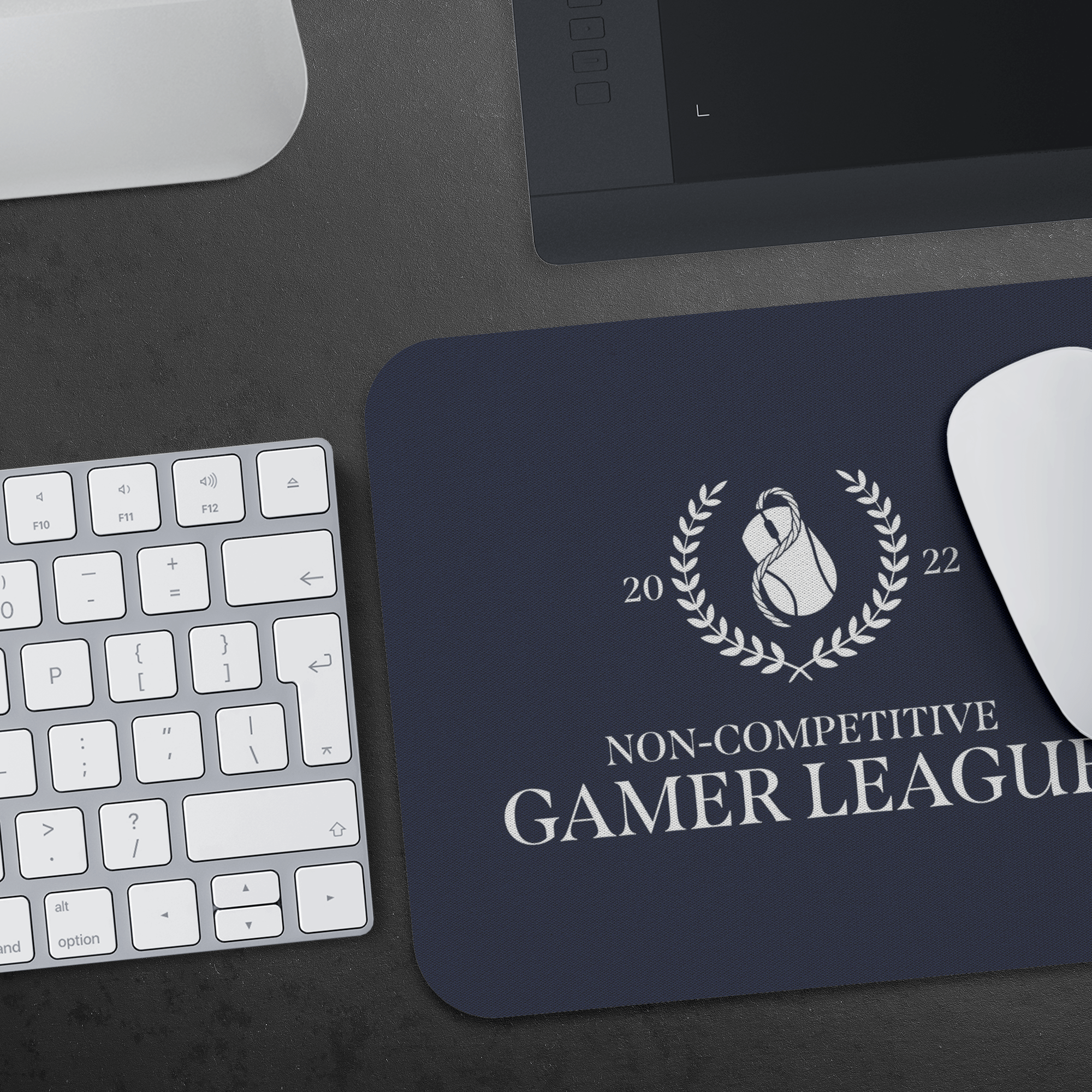 Kelsey Impicciche: Gamer League Navy Mouse Pad