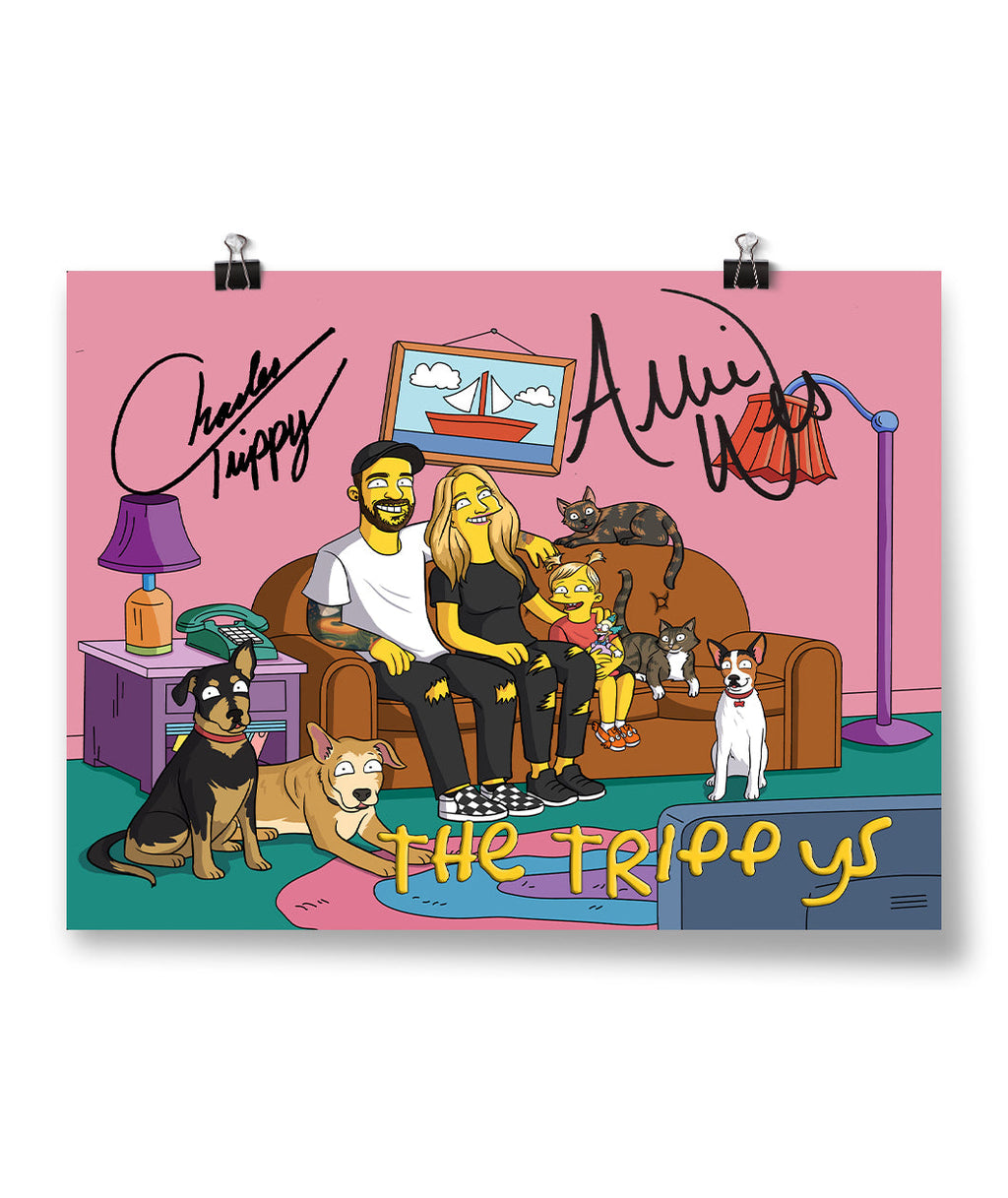 The Trippys Poster Signed