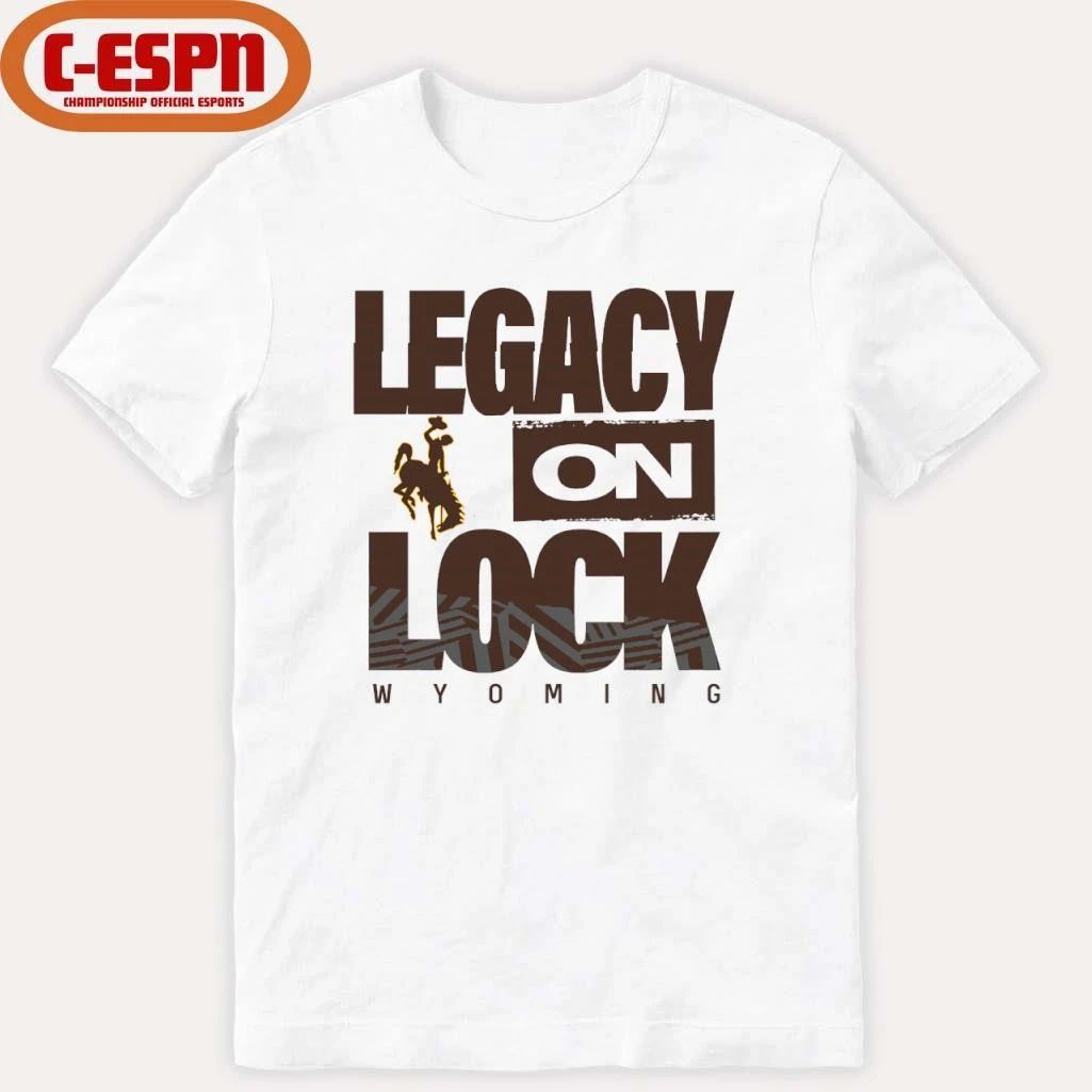 Wyoming Cowgirl Basketball Legacy On Lock Bench T-Shirt