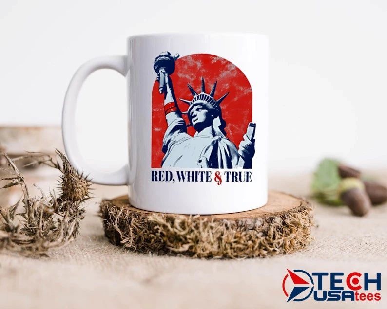 Red White and True Statue of Liberty America 250th shirt