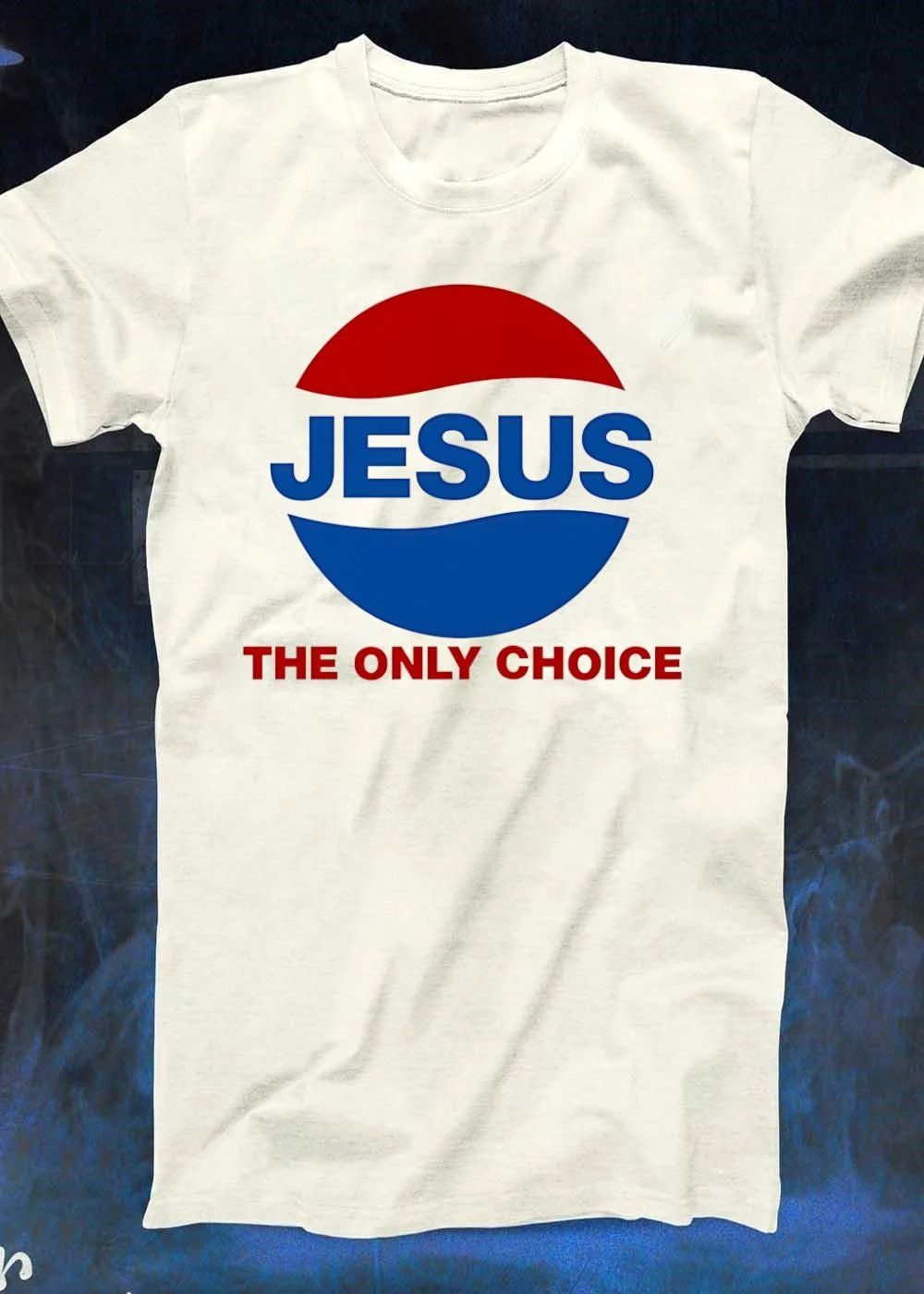 Jesus the Only Choice Religious Faith Graphic Cotton shirt