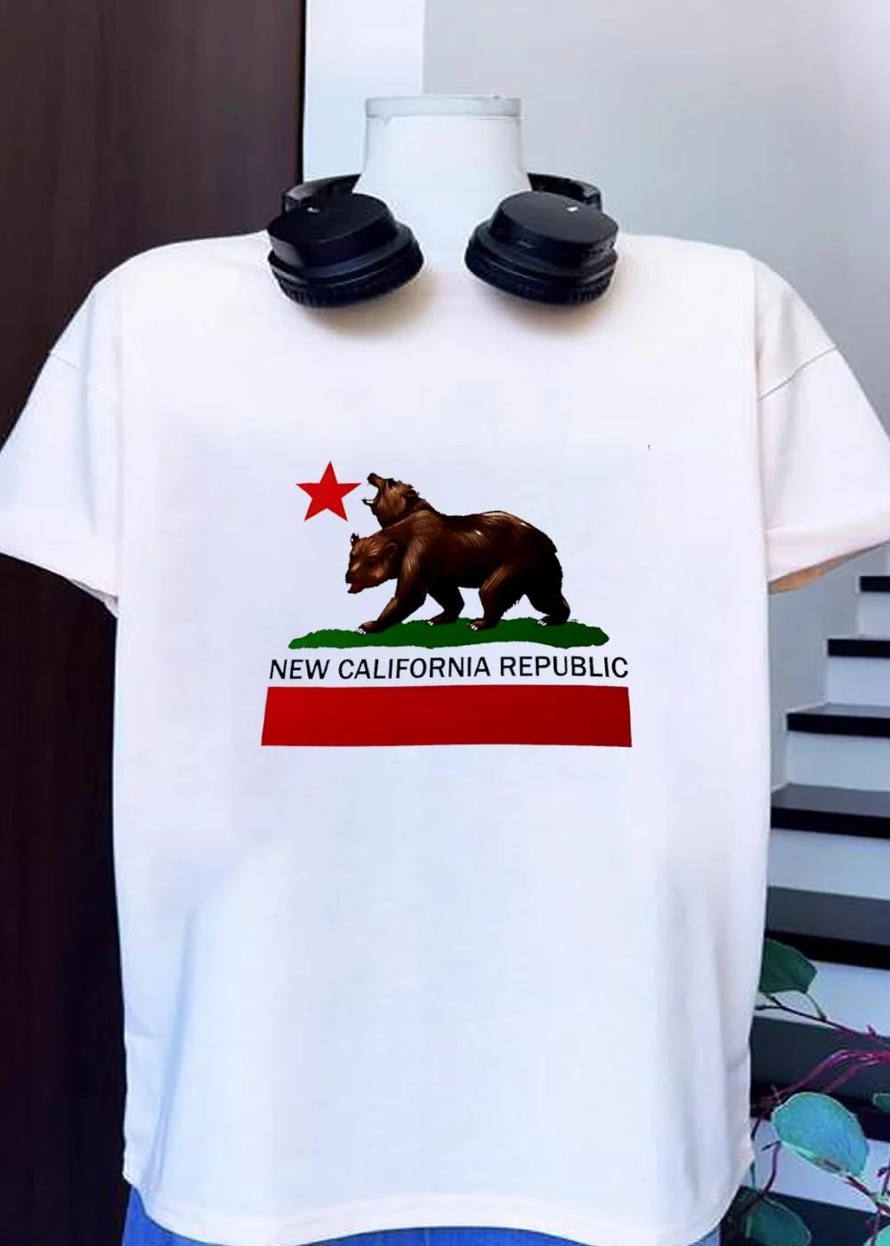 Two Headed Bear New California Republic T-Shirt
