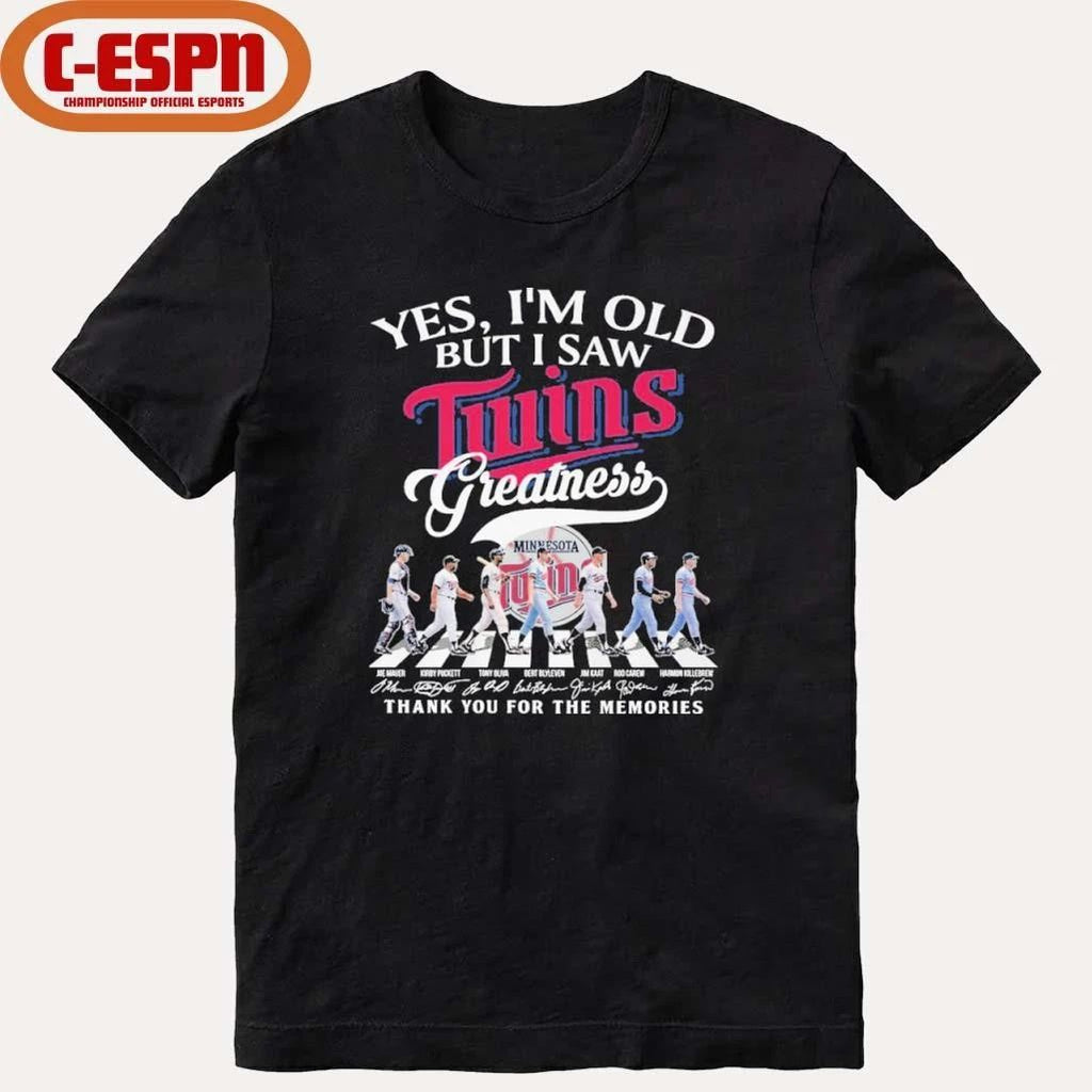 Yes, I’m Old But I Saw Minnesota Twins Abbey Road Legends Greatness T-Shirt