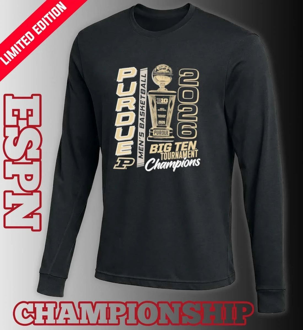 Purdue Men’s Basketball 2026 Big Ten Tournament Champions Trophy Shirt