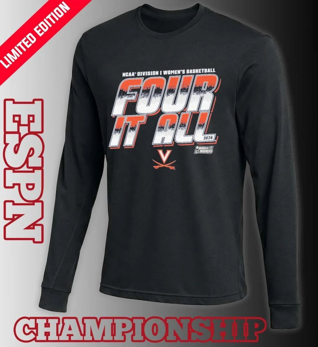 Virginia Women’s Basketball Four It All 2026 March Madness Shirt