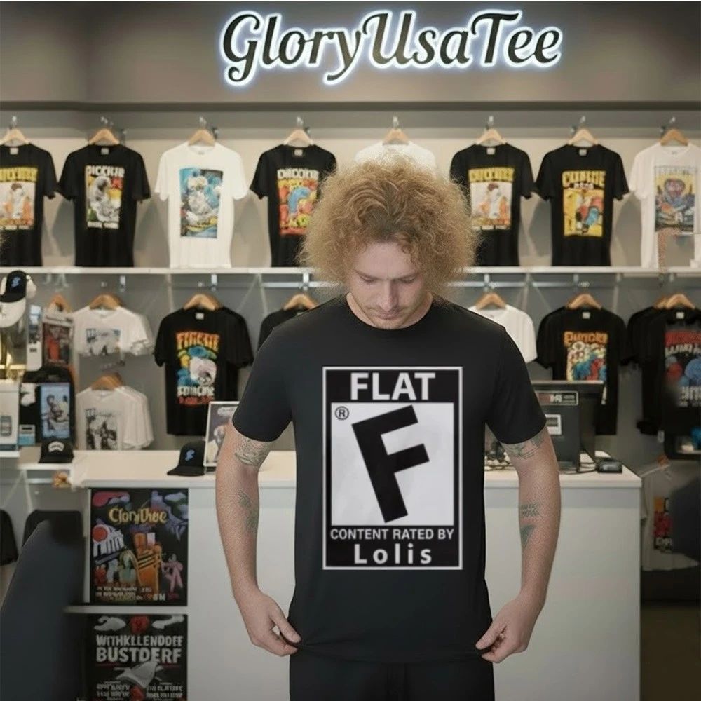 Flat Content Rated by Lolis Shirt