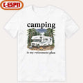 Camping Is My Retirement Plan RV Car In The Forest Shirt