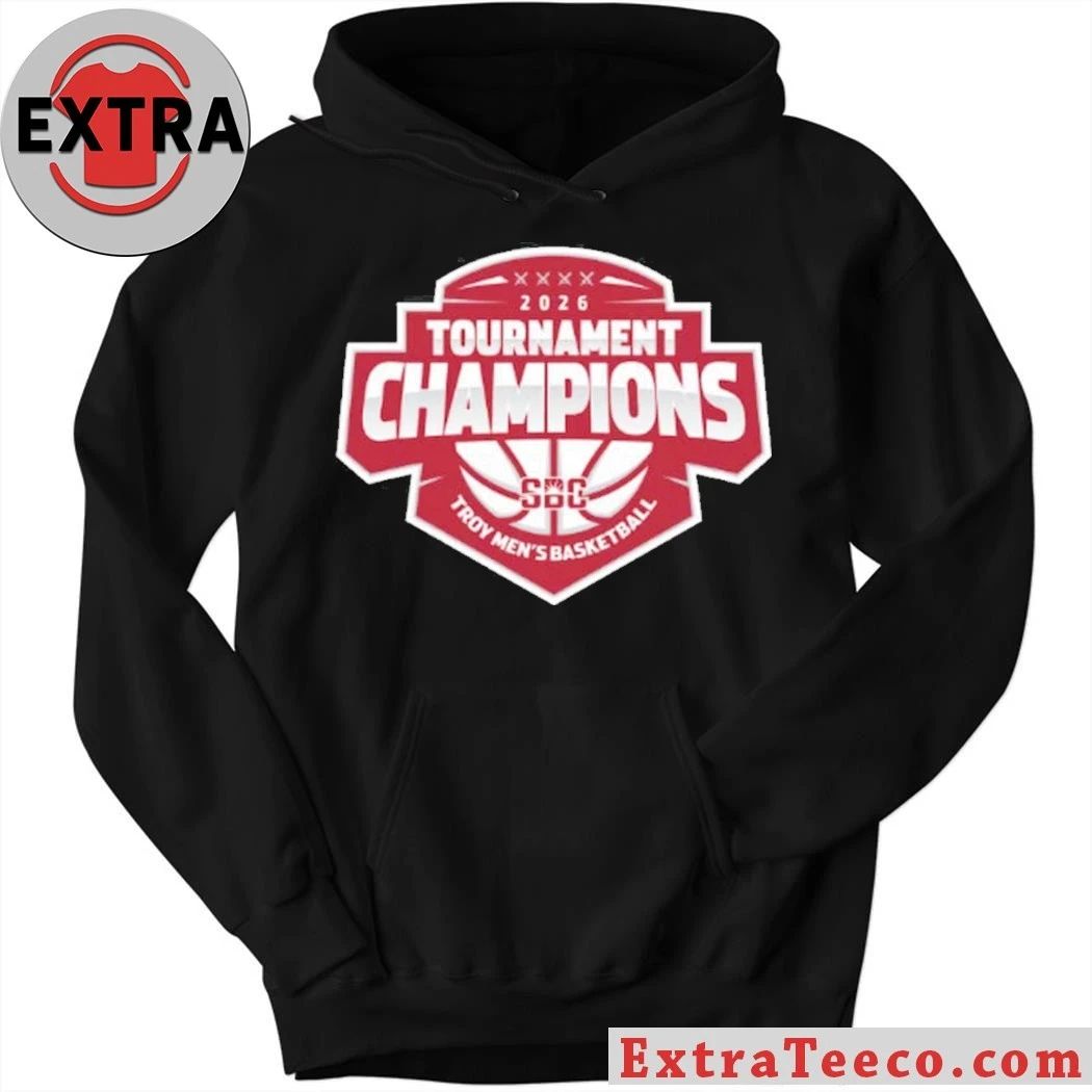 Troy Trojans Champions 2026 Sun Belt Conference Men’s Basketball Tournament Logo Shirt