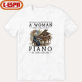 Never Underestimate Old Woman Who Still Plays Piano In Her Sixties Shirt