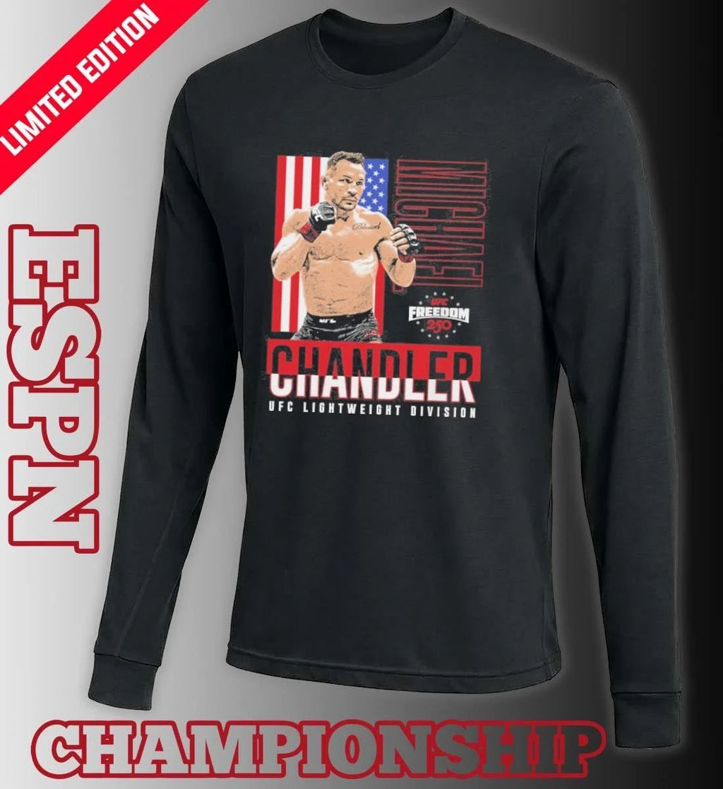 Michael Chandler UFC Freedom 250 Flag T-shirt