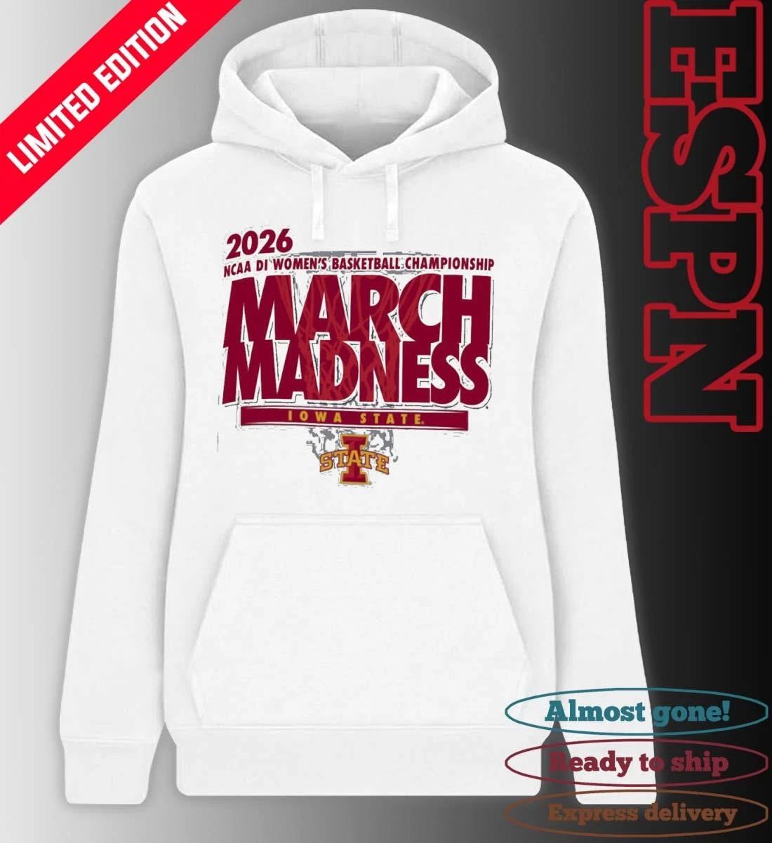 Iowa State Women’s Basketball Single Team 2026 NCAA March Madness Shirt