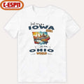 Just An Iowa Girl In An Ohio World Retro Shirt