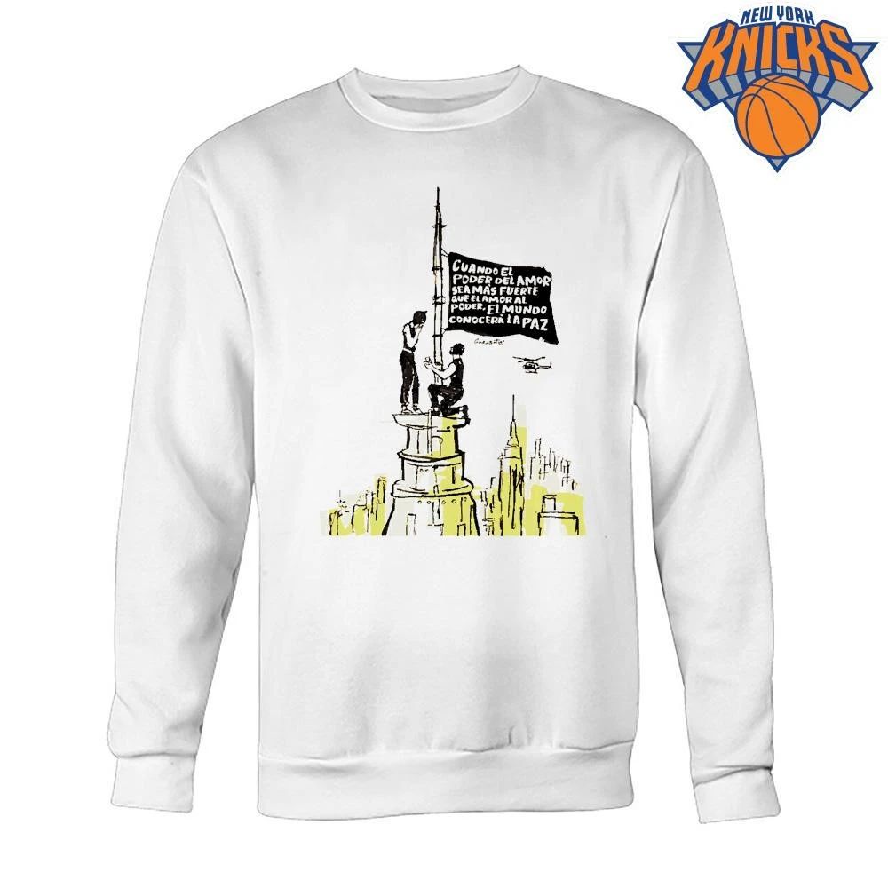 Cuando El Poder Del Amor Sea Mas Fuerte Que El Amor Al Poder El Mundo Conocera La Paz Anti War Proposal Tower Flag Shirt