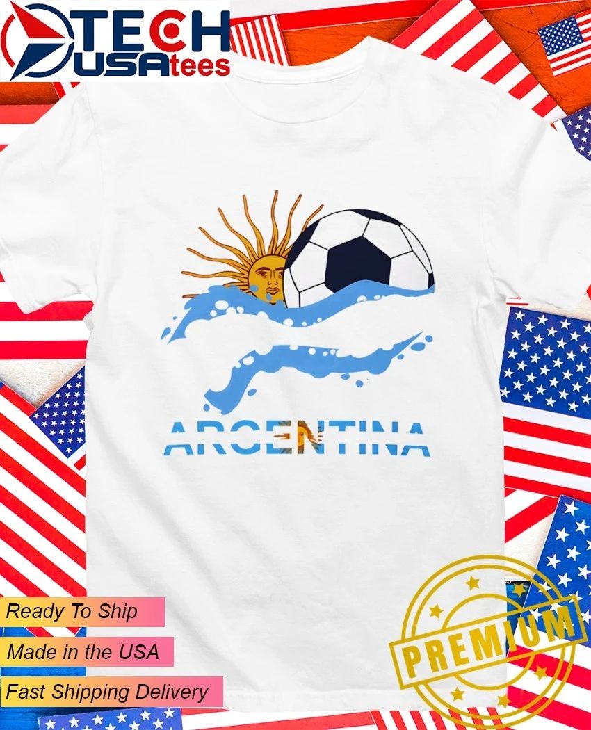 Argentina World Cup Soccer Sun and Ball shirt