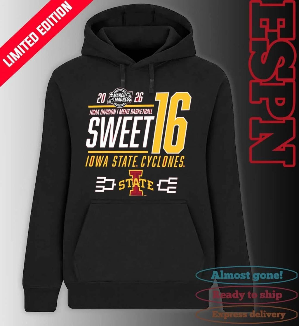 Iowa State Cyclones NCAA Men’s Basketball Sweet 16 Shirt