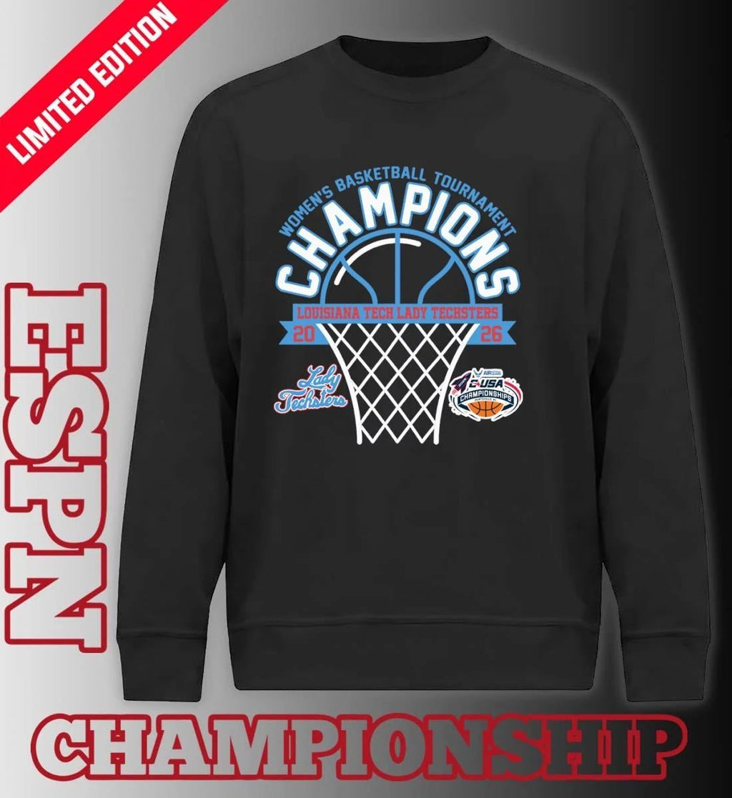 Conference USA Women’s Basketball Tournament Champions 2026 Louisiana Tech Lady Techsters T-Shirt