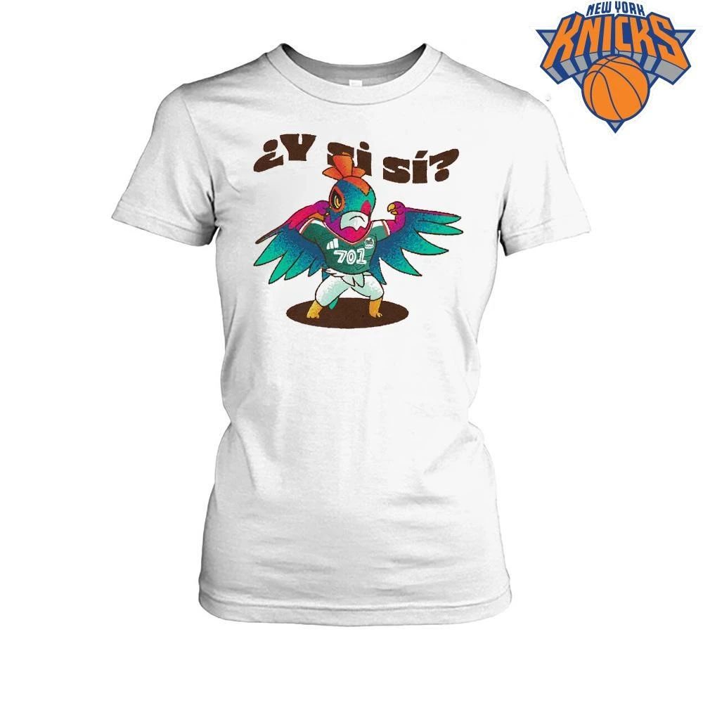 Y Si Si Mexico Football Bird Mascot 701 Gym Meme shirt
