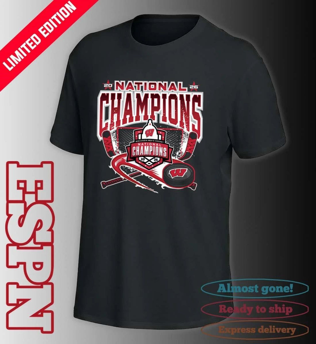 Wisconsin Men’s Ice Hockey NCAA National Champions Vintage Shirt