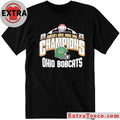 Celebrating the Ohio Bobcats’ victory at the 2025 Scooter’s Coffee Frisco Bowl Helmet And Logo Shirt