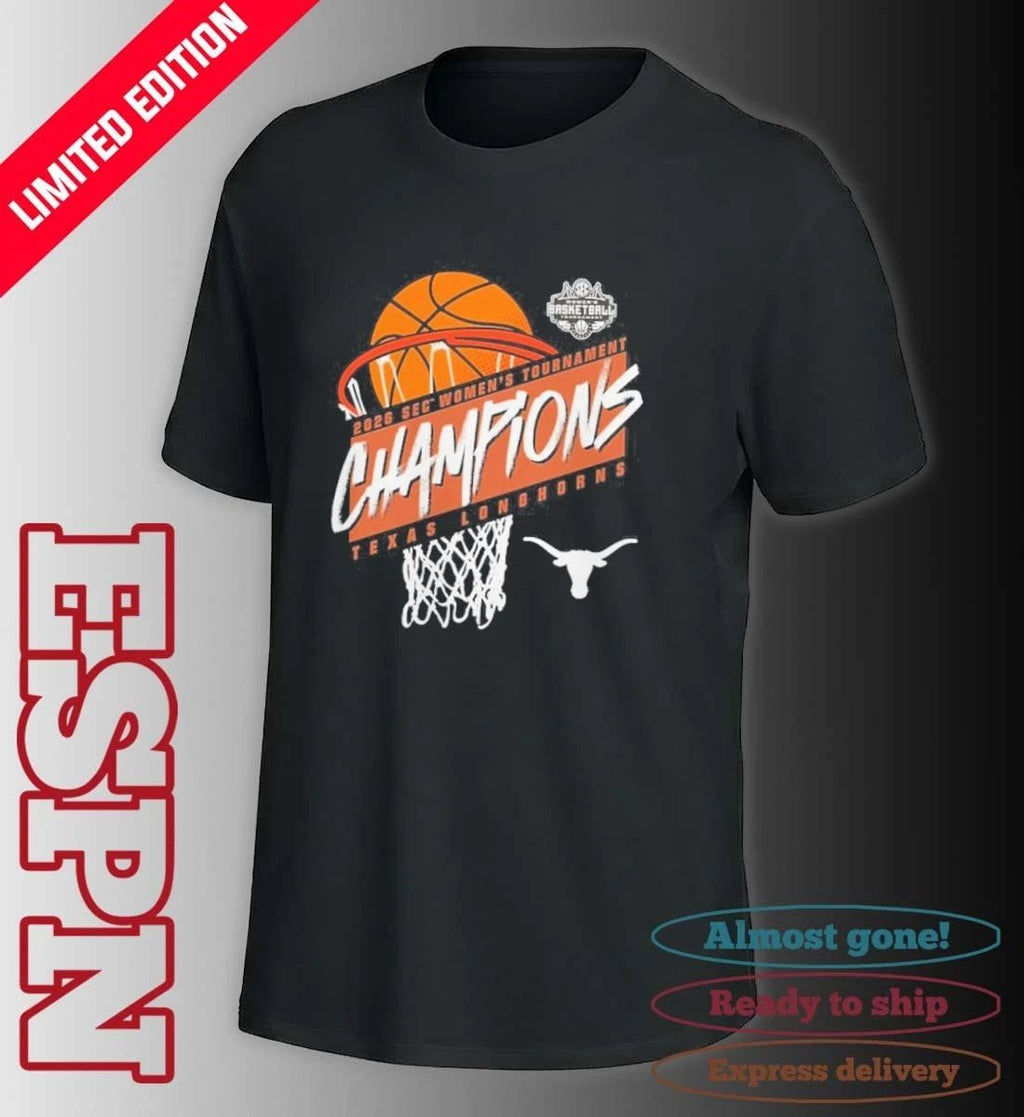 Texas Women’s Basketball 2026 SEC Tournament Champions T-Shirt