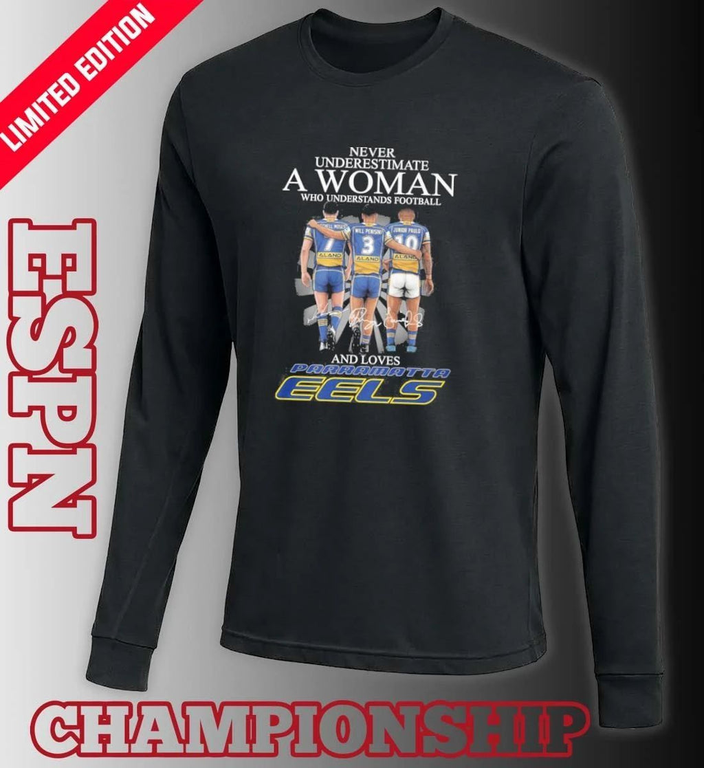 Never Underestimate A Woman Who Understands Football And Loves Parramatta Eels Players 2026 Shirt
