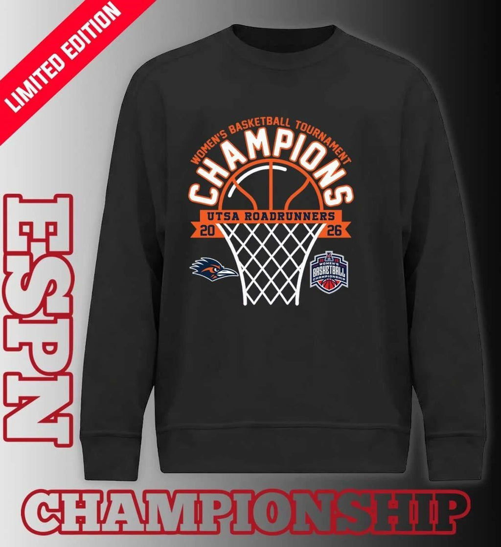 American Conference Women’s Basketball Tournament Champions 2026 UTSA Roadrunners T-Shirt