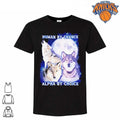 Human By Chance Alpha By Choice Three Wolves Howling Full Moon Shirt