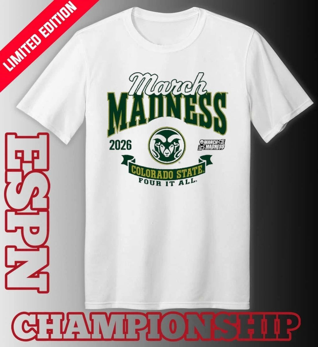 Colorado State Rams Women’s Basketball 2026 NCAA March Madness Bound T-Shirt