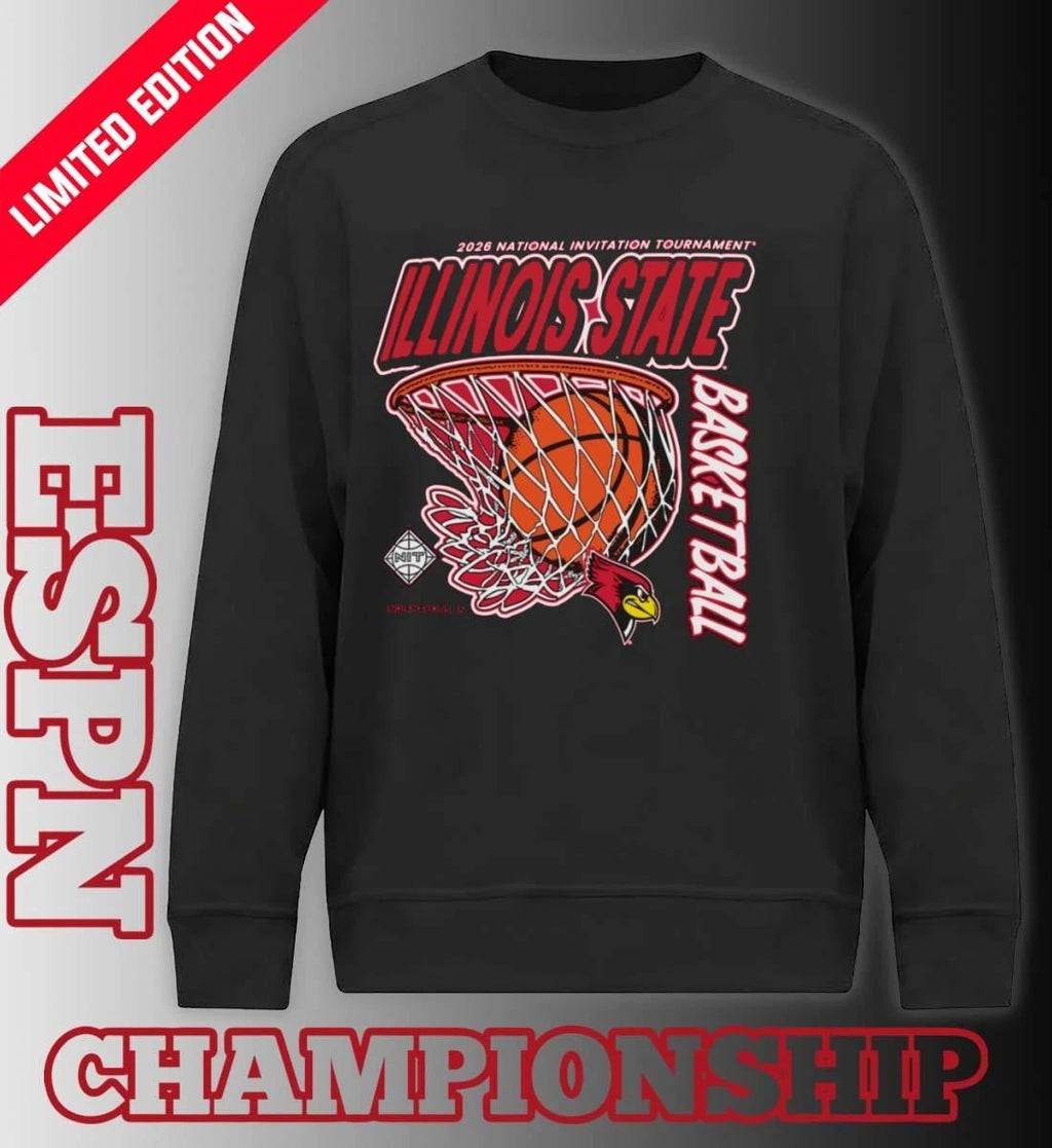 Illinois State Redbirds 2026 Division I Men’s Basketball Postseason NIT Shirt