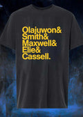 Houston Rockets Basketball Legends Olajuwon Smith Maxwell Elie Cassell Shirt