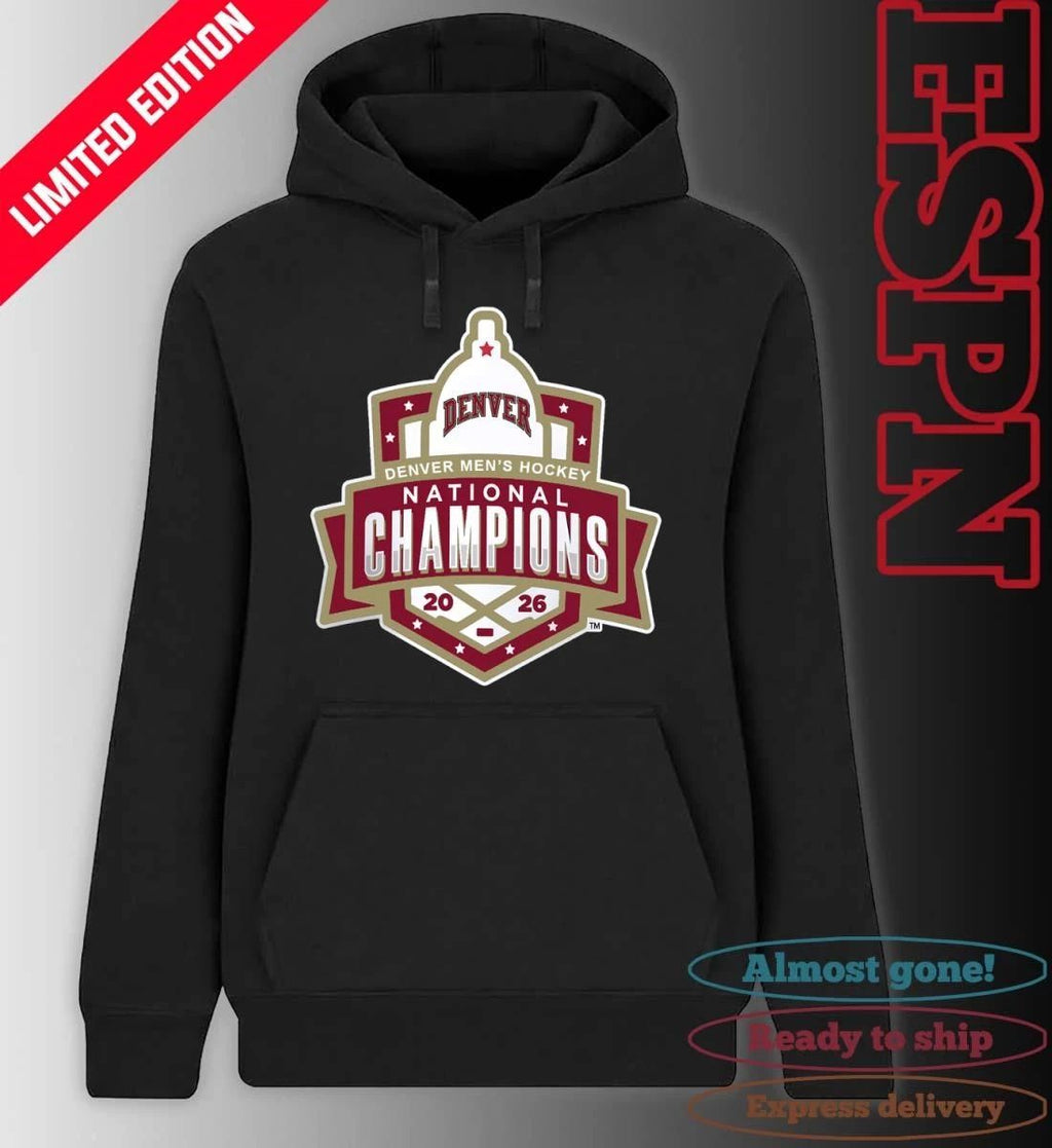 Denver Men’s Ice Hockey 2026 NCAA National Champions Official Logo T-Shirt