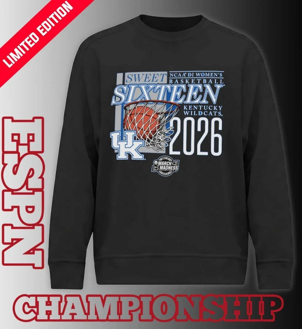 Kentucky Wildcats 2026 NCAA DI Women’s Basketball Sweet Sixteen – Fort Worth Regional T-Shirt