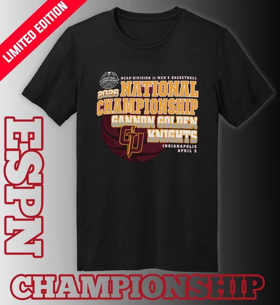 Gannon Golden Knights 2026 NCAA DII Men’s Basketball National Championship Bound T-Shirt