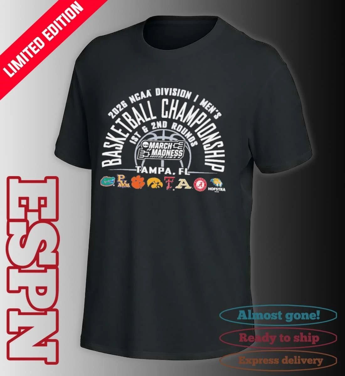 Tampa Regional 2026 NCAA DI Men’s Basketball Championship T-Shirt