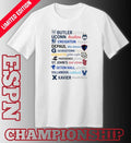 2026 Big East Conference Basketball University Teams Shirt