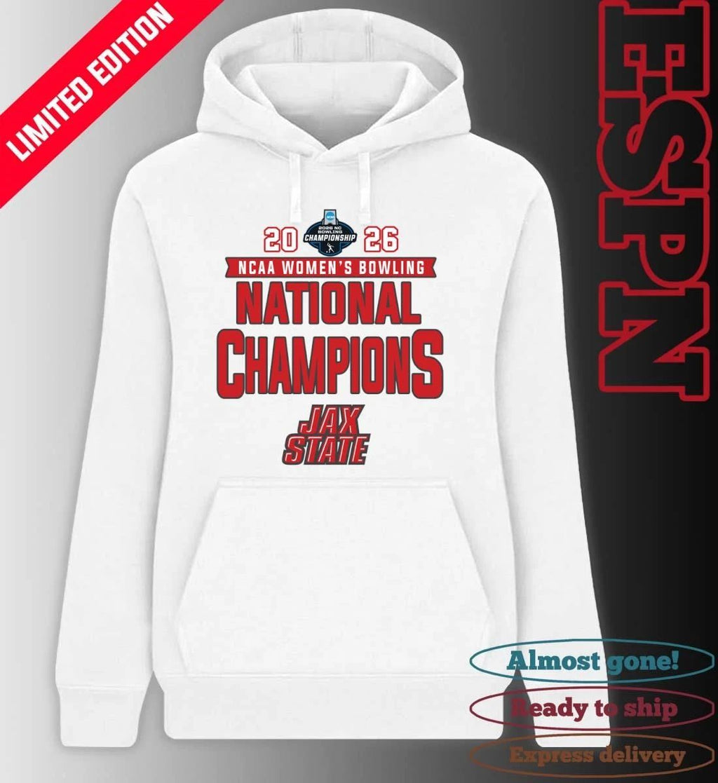 Jacksonville State Gamecocks 2026 NCAA Women’s Bowling National Champions Shirt