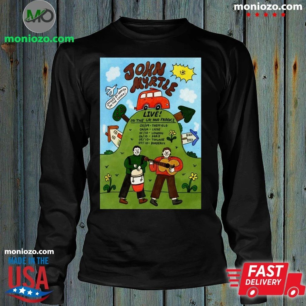 Original John Myrtle UK And France Tour 26 Poster Shirt