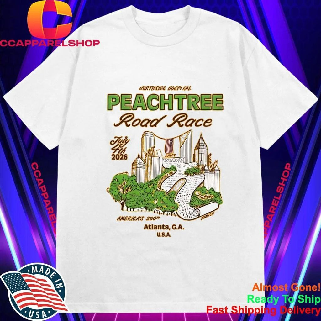 Northside Hospital Peachtree Road Race America’s 250th Shirt