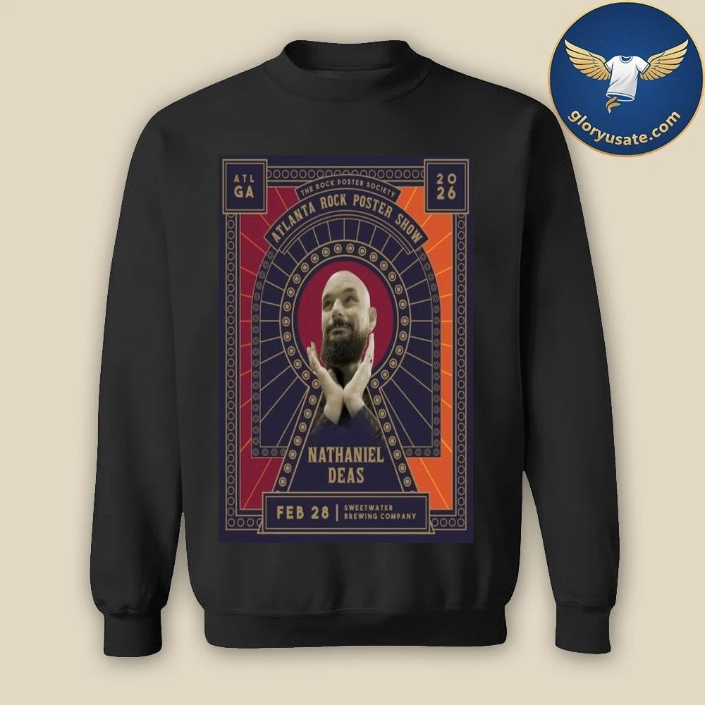 Nathaniel Deas Sweetwater Brewing Company February 28 2026 Tour Poster Shirt